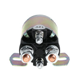 YRANZO 12V starter solenoid for Yamaha G2–G16, angled view shows four-terminal design