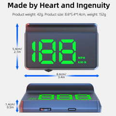 YSEDF 10Hz high refresh rate chip provides smooth speed updates.