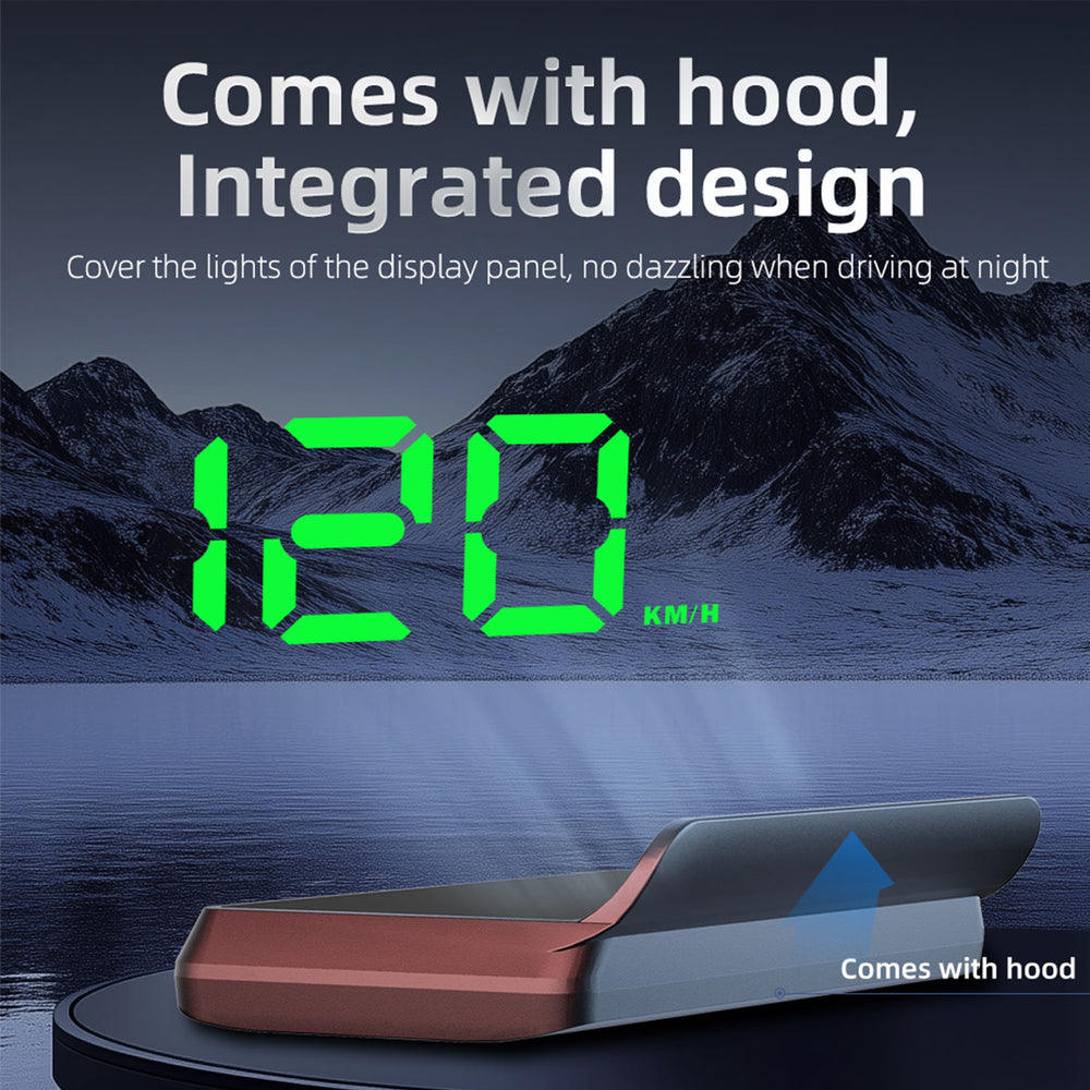 YSEDF USB-powered HUD fits across all vehicles with easy plug-and-play setup.