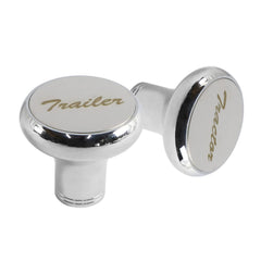 Close-up of YSHAP chrome finish on air valve knob