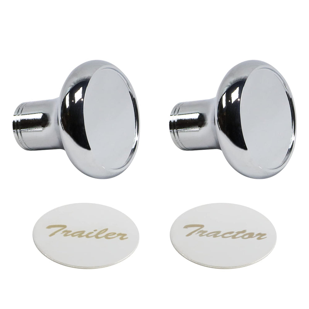 YSHAP packaging includes two knobs and two plaques for upgrading trucks