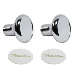 YSHAP packaging includes two knobs and two plaques for upgrading trucks