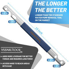 YSSNIUTOOL easy to assemble bar setup aligns bolts for fast work.