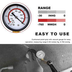 YTFRL bleed gauge aids real-time pressure monitoring during fluid replacement.