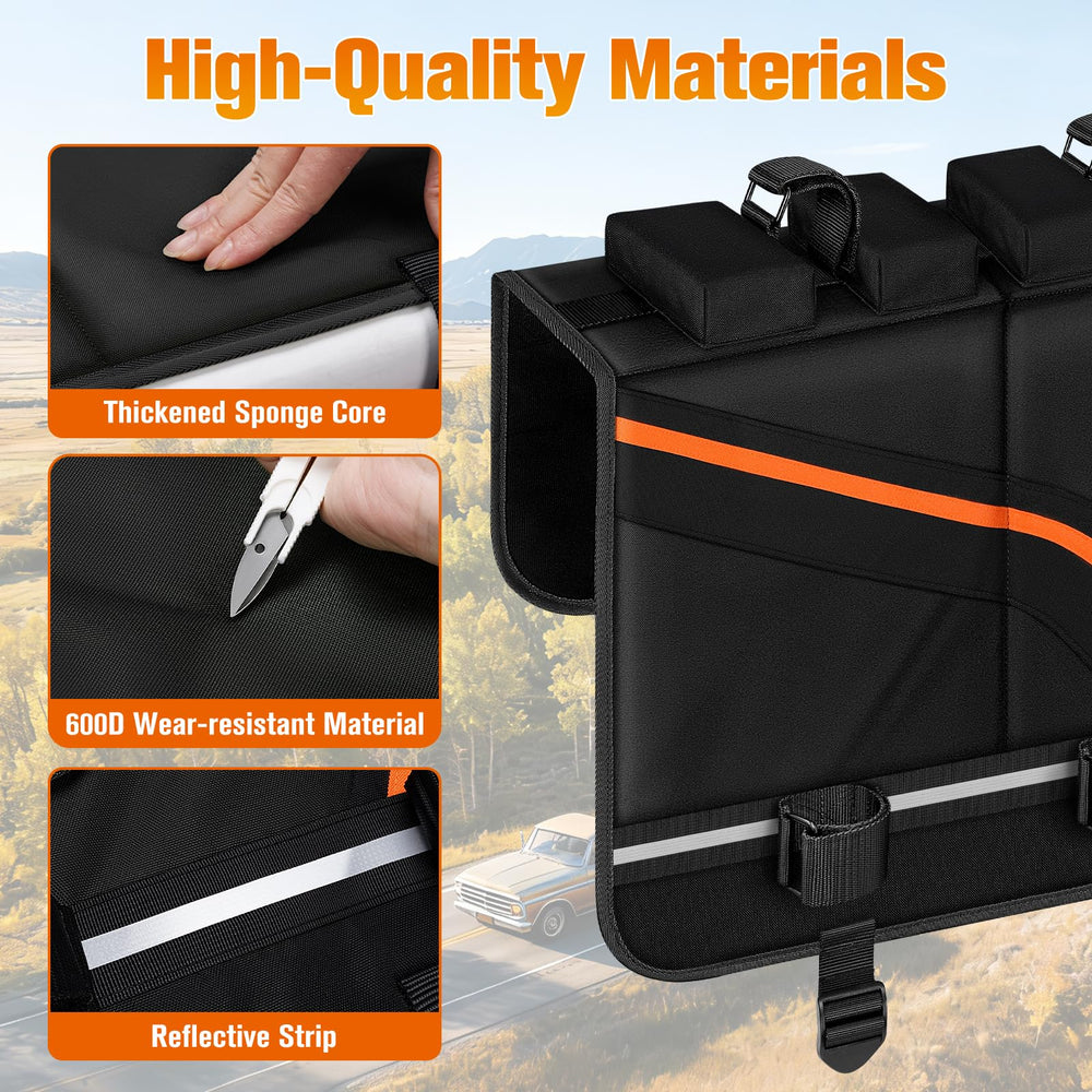 Ytonet tailgate bike pad 900D material demonstrates durability
