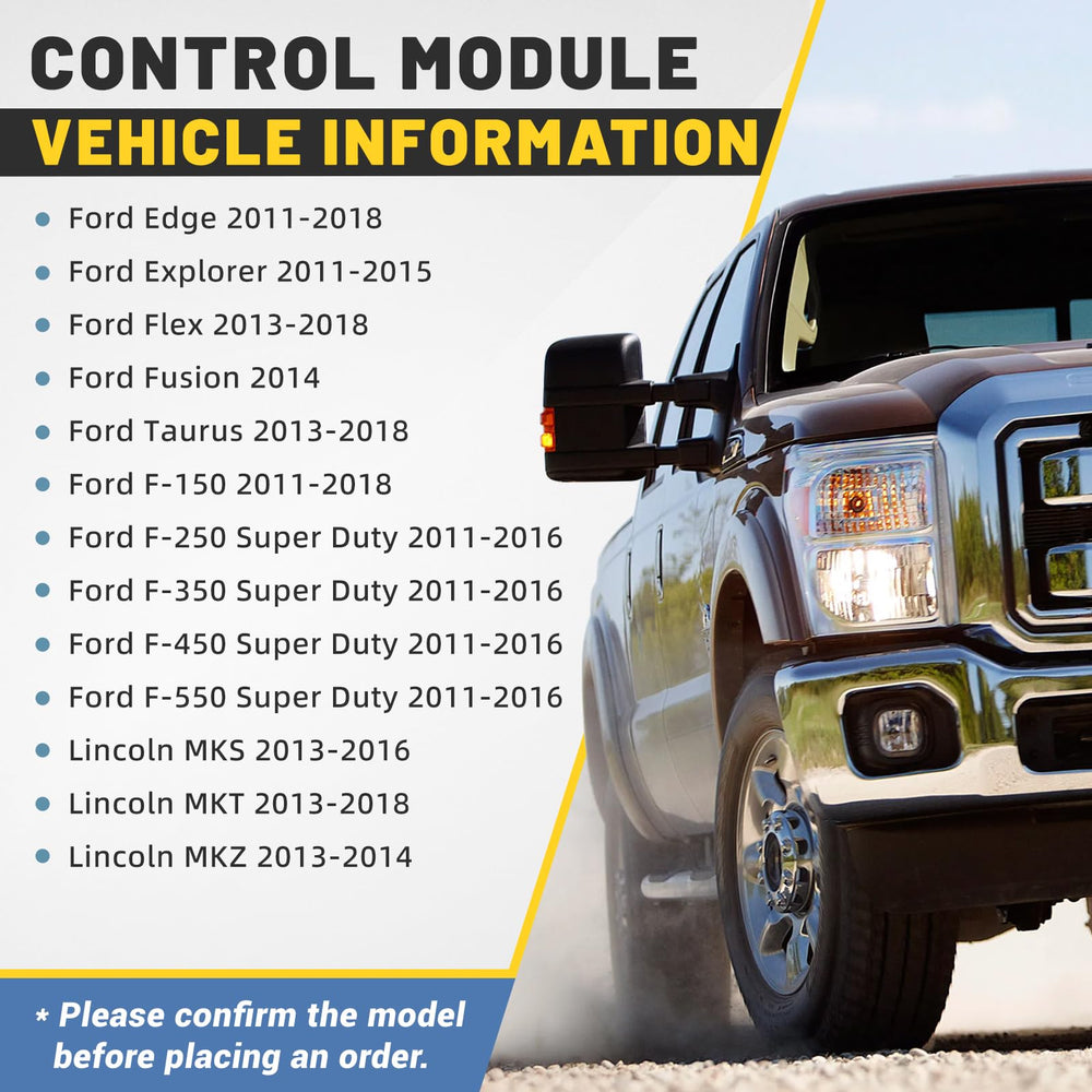 Ford Edge 2011–2018 compatibility with Ytrica seat module for reliable climate control.