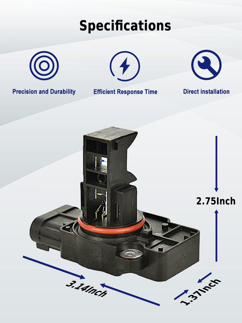 YUANCHINB MAF sensor connector enables quick, secure electrical connection.