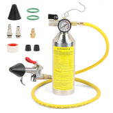 YUANRI AC Flush bottle 1L stainless steel, durable and leakproof for high-pressure cleaning.