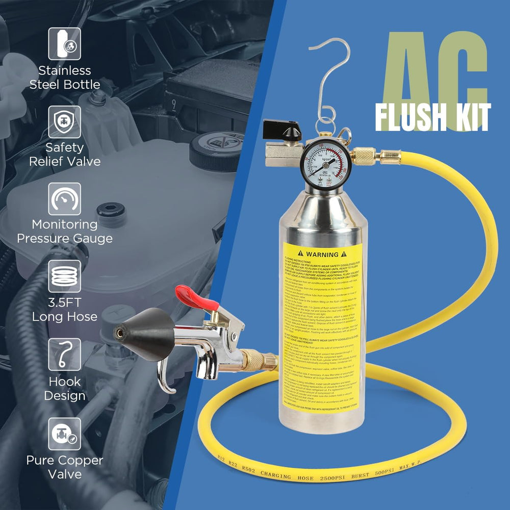 YUANRI rubber-tapered flush head guiding cleaner into tight spots.