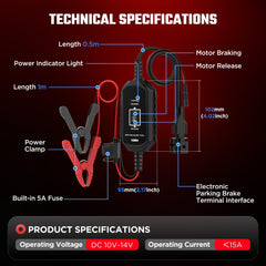 YUANRI BT10 EPB tool compact design with quick switch