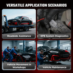 YUANRI BT10 EPB tool in workshop for repositioning vehicles