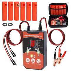 YUANRI universal fuel injector tester with six adapters for EFI and GDI injectors