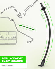 YUANTUO replacement 05033388AC hose fits compatible Jeep and Dodge models.