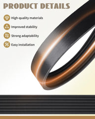YUANTUO serpentine belt maintains steady grip on alternator and A/C compressor