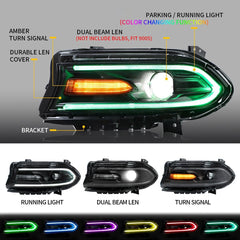YUANZHENG VLAND headlights with DRLs illuminate roads and boost presence