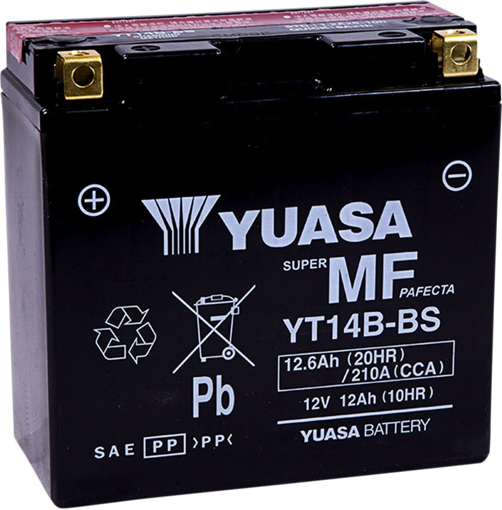 Yuasa YUAM624B4 YT14B-BS acid-pack activation for reliable AGM power