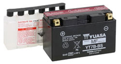 Acid bottle included with Yuasa YUAM62T7B for activation and shipping convenience