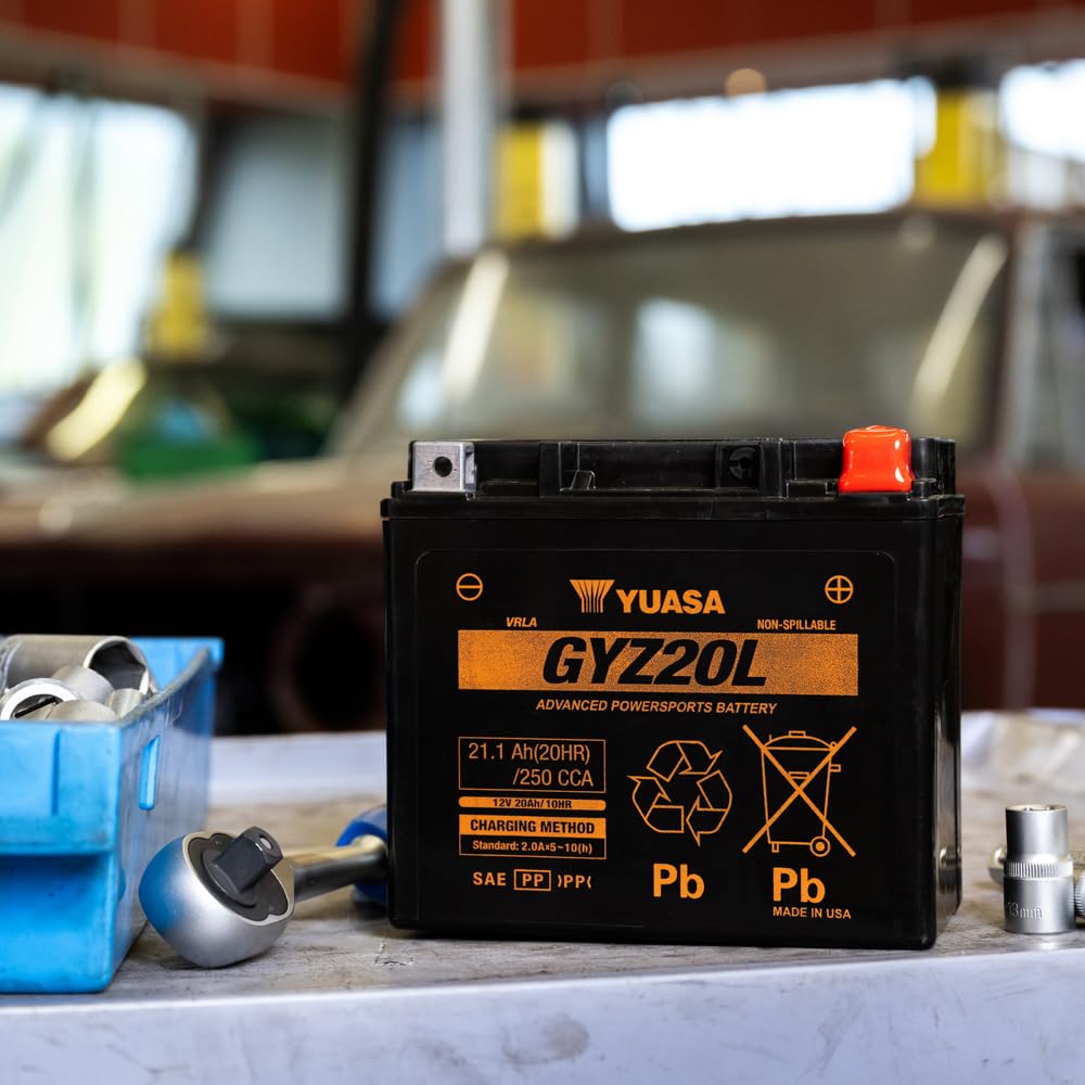 Yuasa YuAM720GZ terminals with secure connections for reliable power.