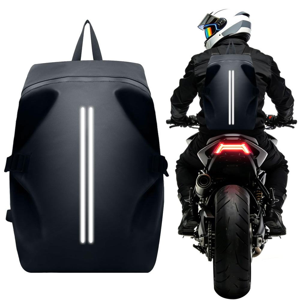 yucenbra motorcycle backpack with 40L capacity for helmet and daily gear