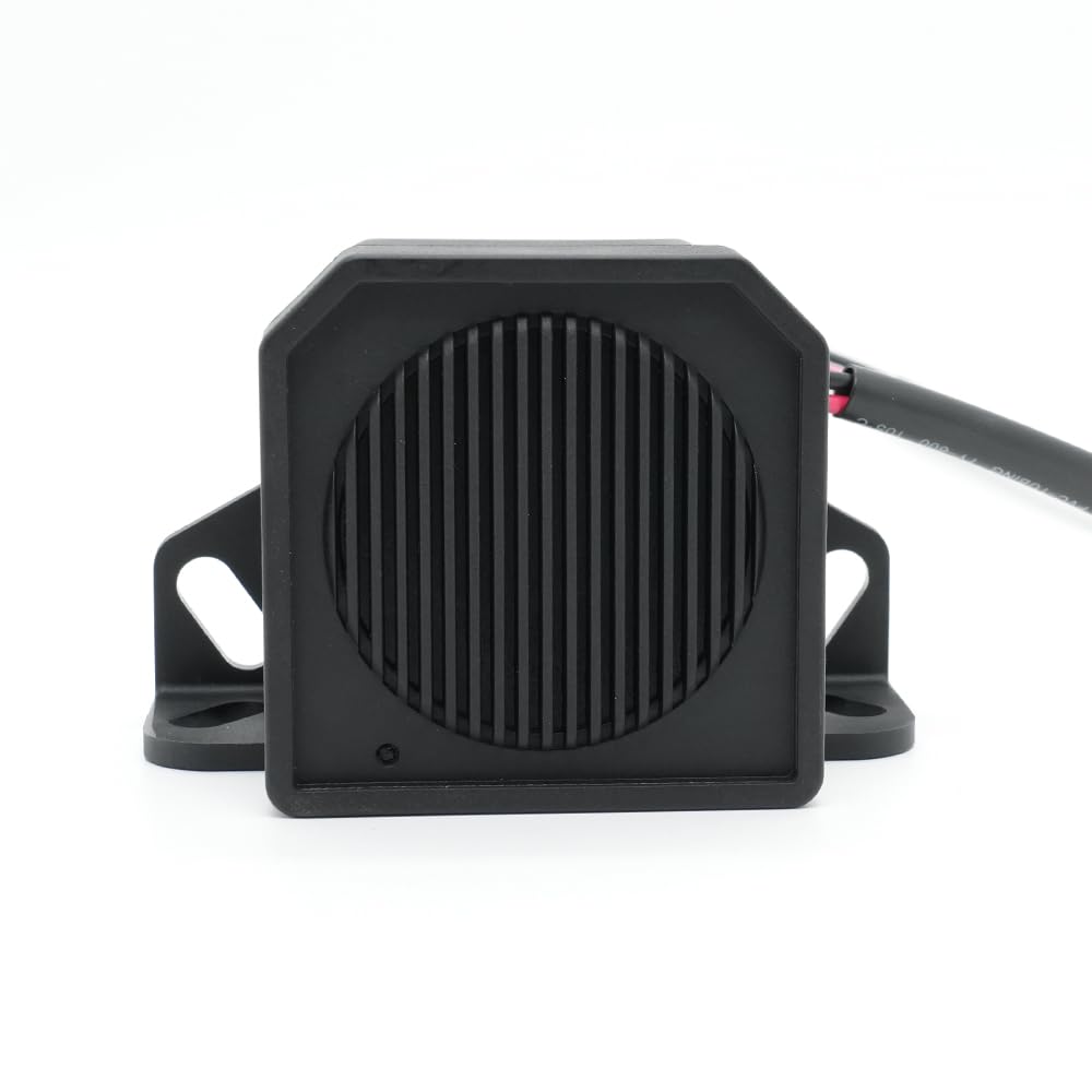 YUESONIC white-noise reversing alarm with waterproof, durable design for all-weather use.