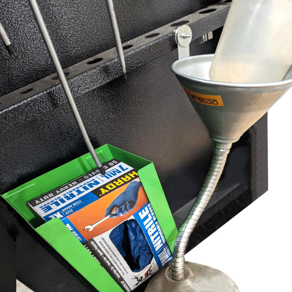 Yuesstloo 700mm funnel supports controlled pouring in garages