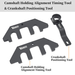 Yuesstloo camshaft holding tool positioned for accurate timing setup