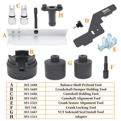 Yuesstloo camshaft holding tool stabilizes the cam during service