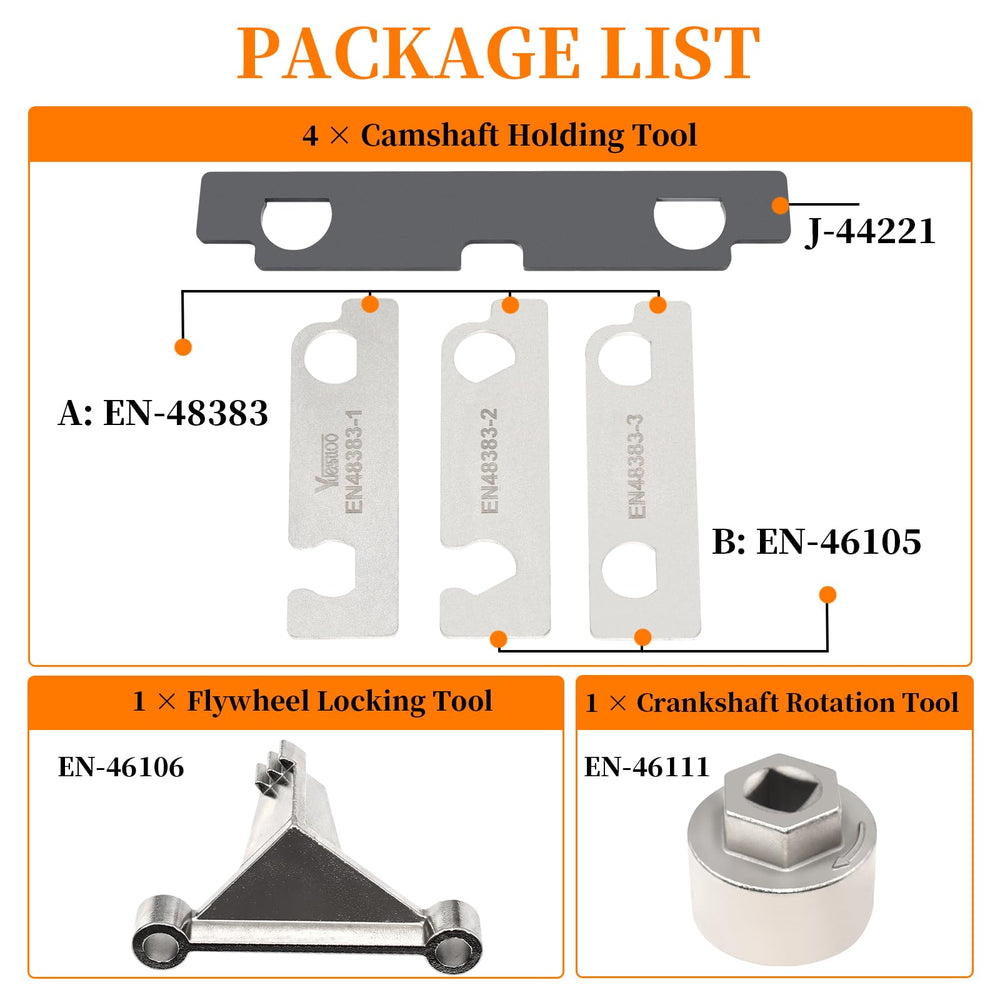 Yuesstloo camshaft retaining tool locks right cam for secure alignment