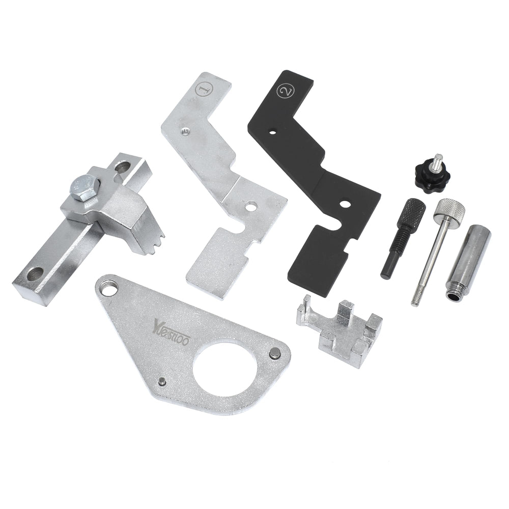 Yuesstloo camshaft timing lock tools close up for precise engine timing setup.