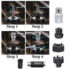 Yuesstloo Complete Tool Kit Storage demonstrates a neat, mobile workspace.