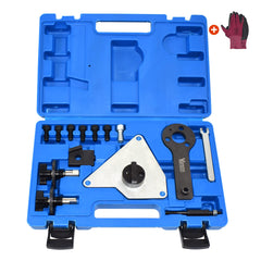 Yuesstloo engine timing tool kit 14pcs in case for organized storage.