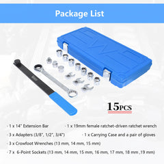 Extension bar 14 inch from Yuesstloo belt tool kit