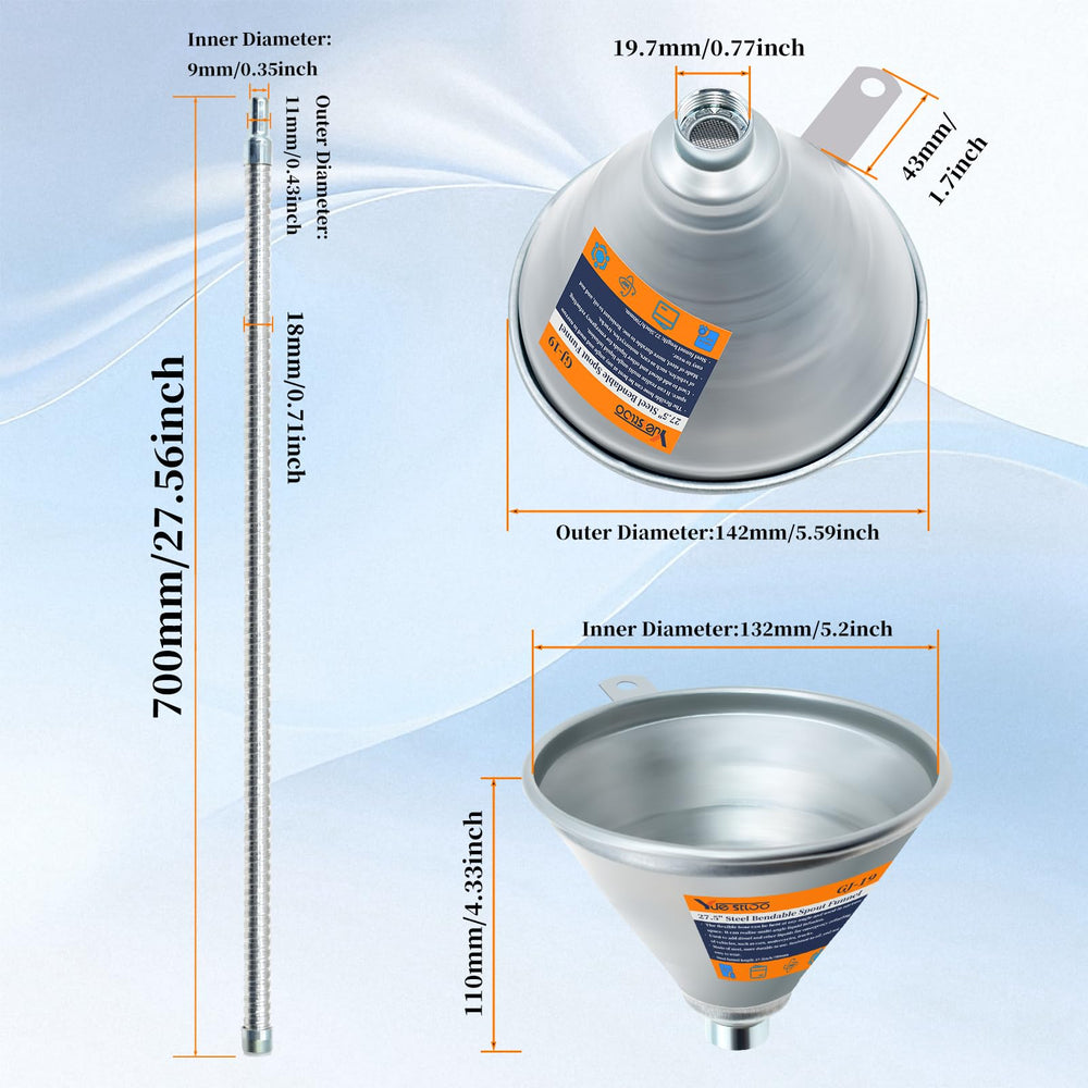 Yuesstloo flexible hose bends to reach tight spaces