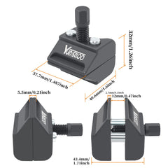 Yuesstloo 5-15mm opening demonstrates adjustable capacity.