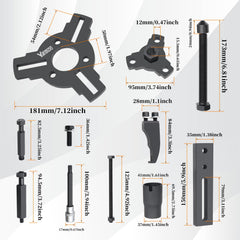 Yuesstloo three-claw assembly aids reinstall and removal