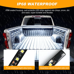 YUGUANG truck bed light with two-way splitter supports simple, safe electrical hookup.