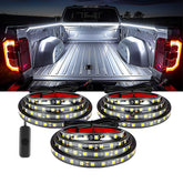 YUGUANG three-pack 60 inch truck bed lights illuminate cargo areas for easier nighttime loading.