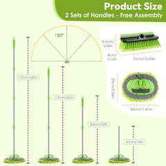 YUJOIBAN car wash wand works wet or dry for flexible cleaning