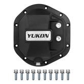 Yukon Gear & Axle Yukon Hardcore Diff Cover Dana 44 side view shows rugged protection for off-road axles.