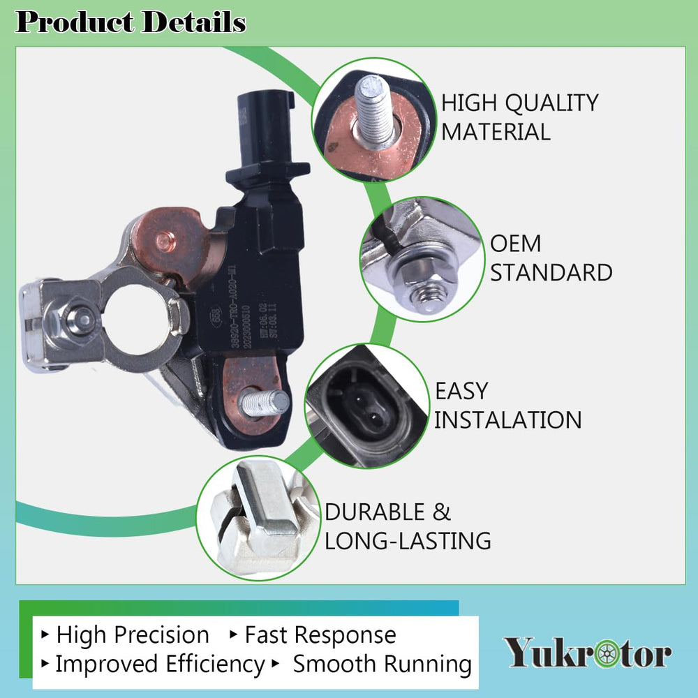 Yukrotor Battery Current Sensor installed crv image shows compatibility with 2012-2016 CR-V models.