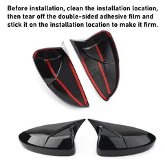 Finished glossy black Ox Horn design complements most exterior trims