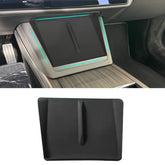 Yumzeco center console mat for Tesla S/X keeps phones securely in place during drives