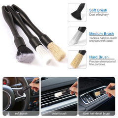Yungeln soft detail brush small cleans screens and leather without scratches