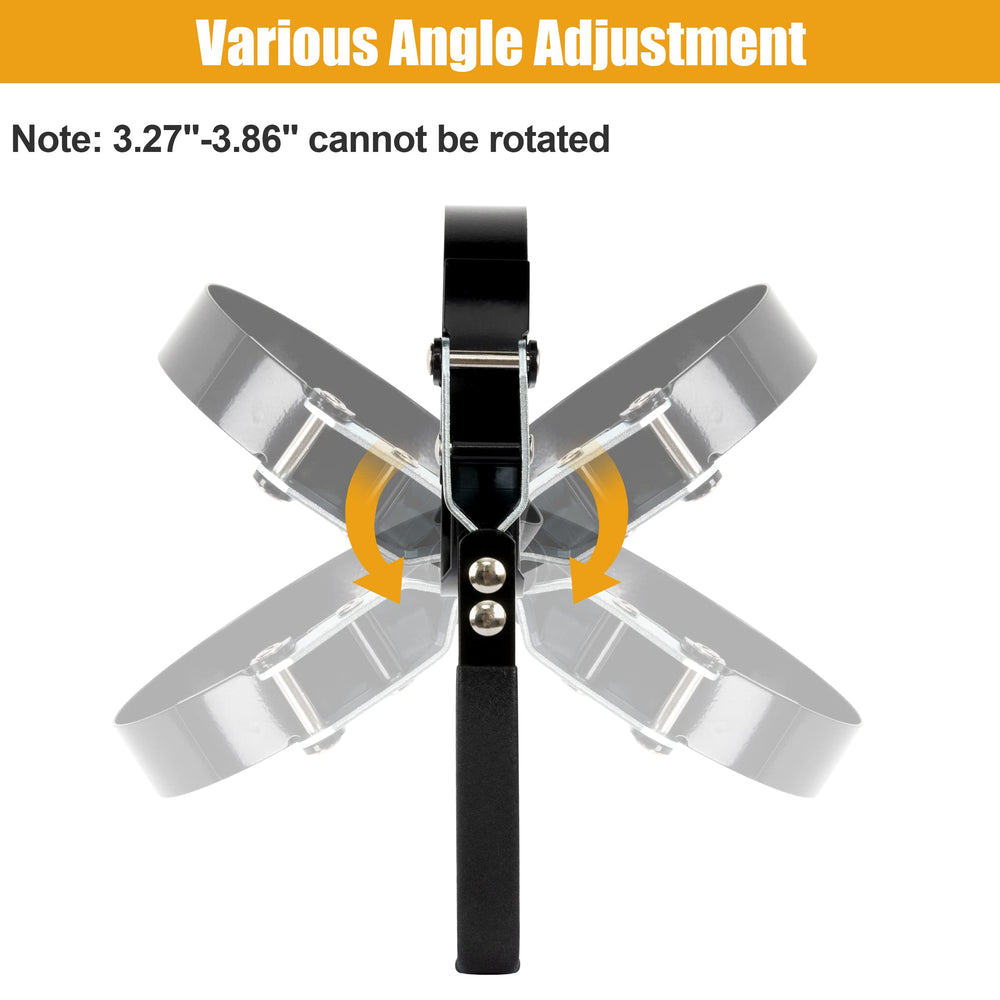 YUNMIAN 180-degree swivel head for easy access in tight engine bays