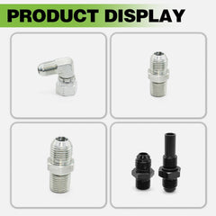 Yunnergo 6AN to 3/8NPT adapter fittings for broad compatibility