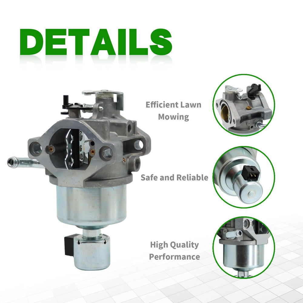 Yunnergo carburetor kit installation-ready view with gasket and clamps