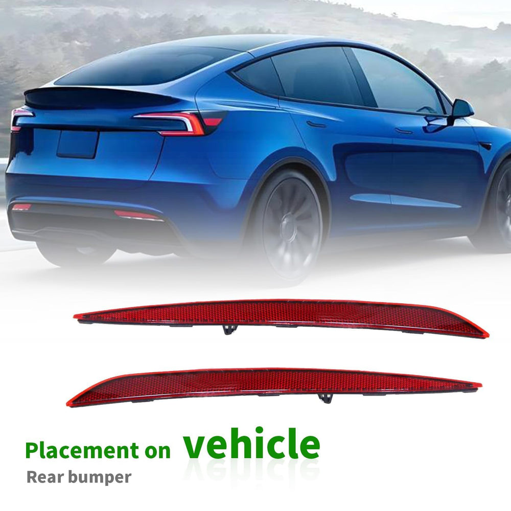 Yunnergo easy-install tail reflectors simplify DIY rear upgrade for Model Y.