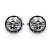 Yunnergo fog light assembly for Mercedes W204/W216/W164 showing crisp night visibility