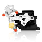 Yunnergo front driver left door latch close-up, durable construction for smooth operation.
