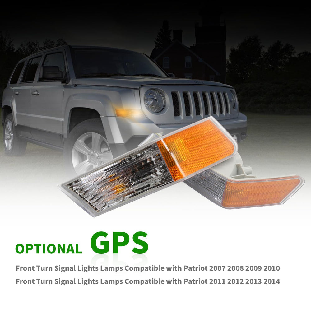 Yunnergo right front turn signal for Patriot 2007-2017 enhances signaling clarity